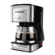 Cafeteira Mondial 20 xícaras Preto Inox 127V C-43-20X-SI 