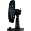 Ventilador de Mesa Cadence Refresh Turbo Pro 6 Pás Preto e Azul VTR420 220V